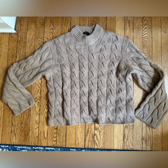 Theory Cable Knit Sweater - Size Large - Picture 1 of 3